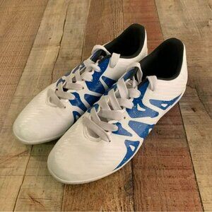 Adidas Performance X football soccer shoes white and blue men’s 5.5